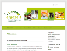 Tablet Screenshot of ergozeit.com